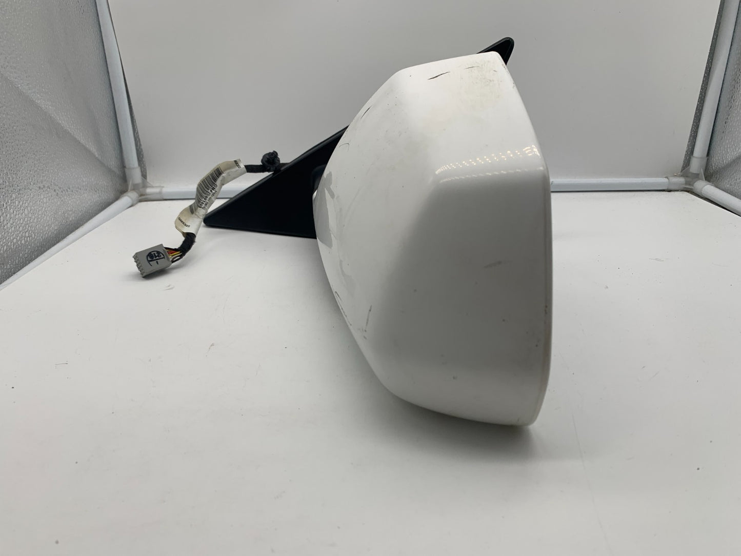 2008-2014 Cadillac CTS Driver Side View Power Door Mirror White OEM B02B27006