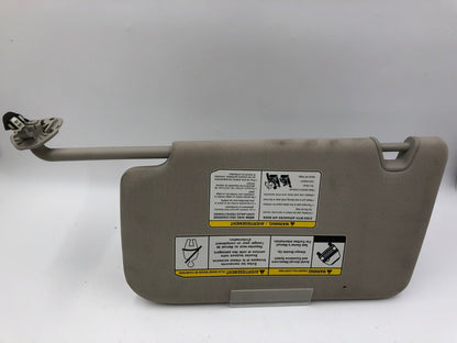 2014-2017 Nissan Rogue Passenger Sun Visor Gray Illuminated OEM B04B50047