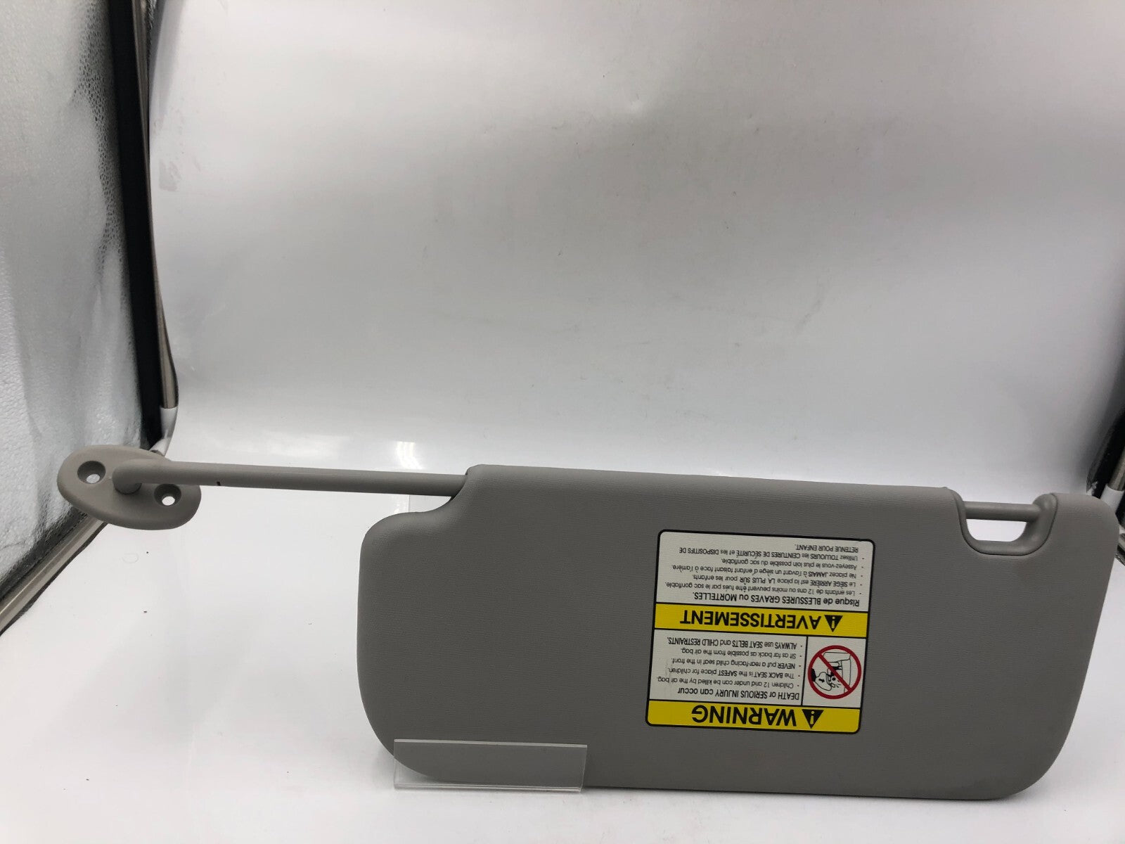 2014-2019 Kia Soul Passenger Sun Visor Gray OEM D01B68001