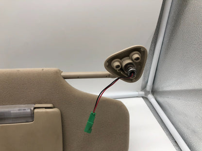 2005-2007 Mercury Montego Passenger Sun Visor Beige Illuminated OEM A01B06009