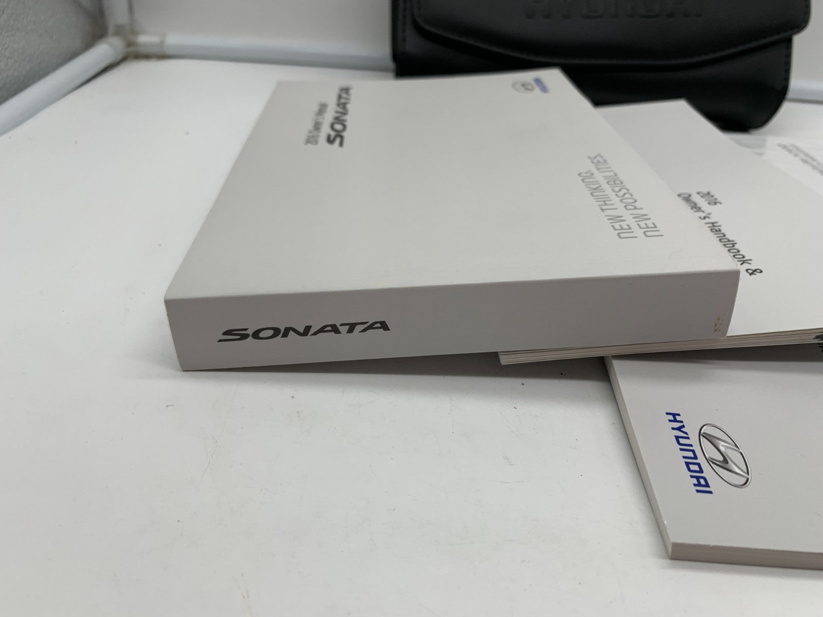 2016 Hyundai Sonata Owners Manual Set with Case OEM