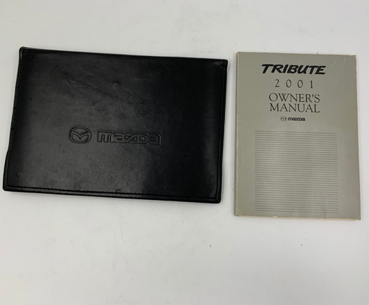 2001 Mazda Tribute Owners Manual with Case OEM A02B44060
