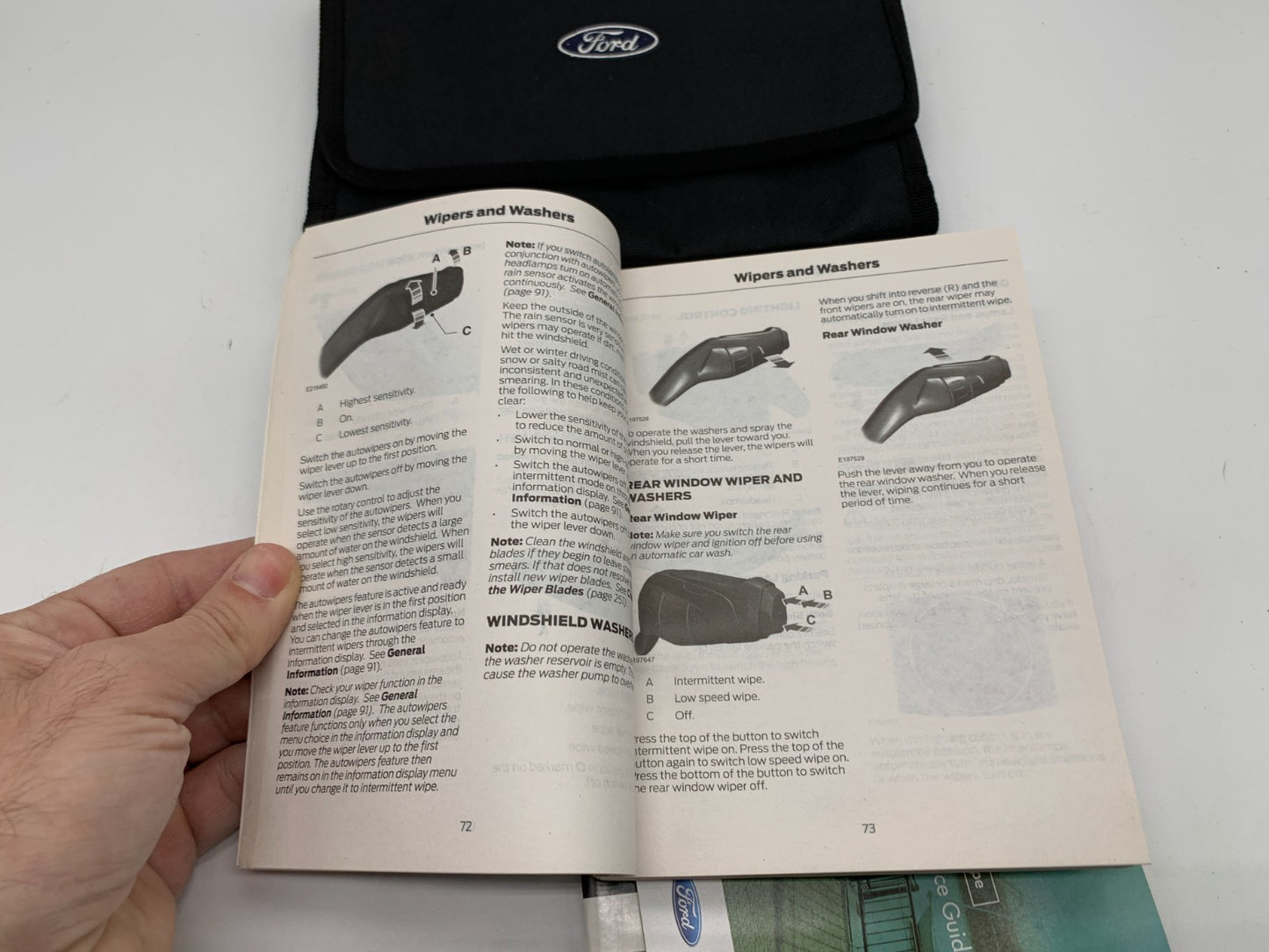 2017 Ford Escape Owners Manual Set with Case OEM