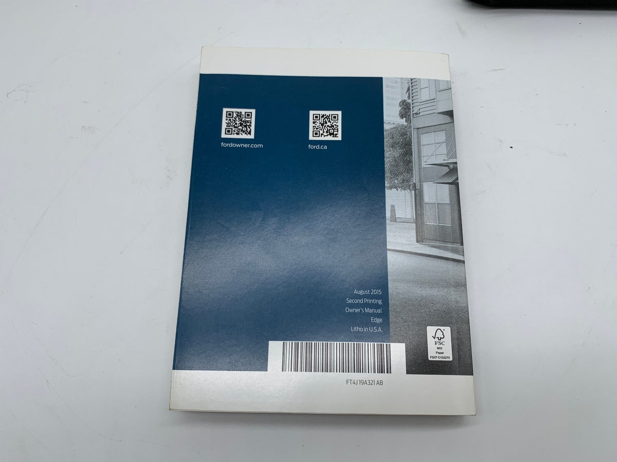 2015 Ford Edge Owners Manual Set with Case OEM R01B09041