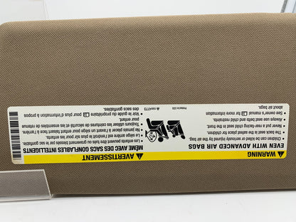2004-2012 Chevrolet Malibu Passenger Sun Visor Brown OEM E02B38008