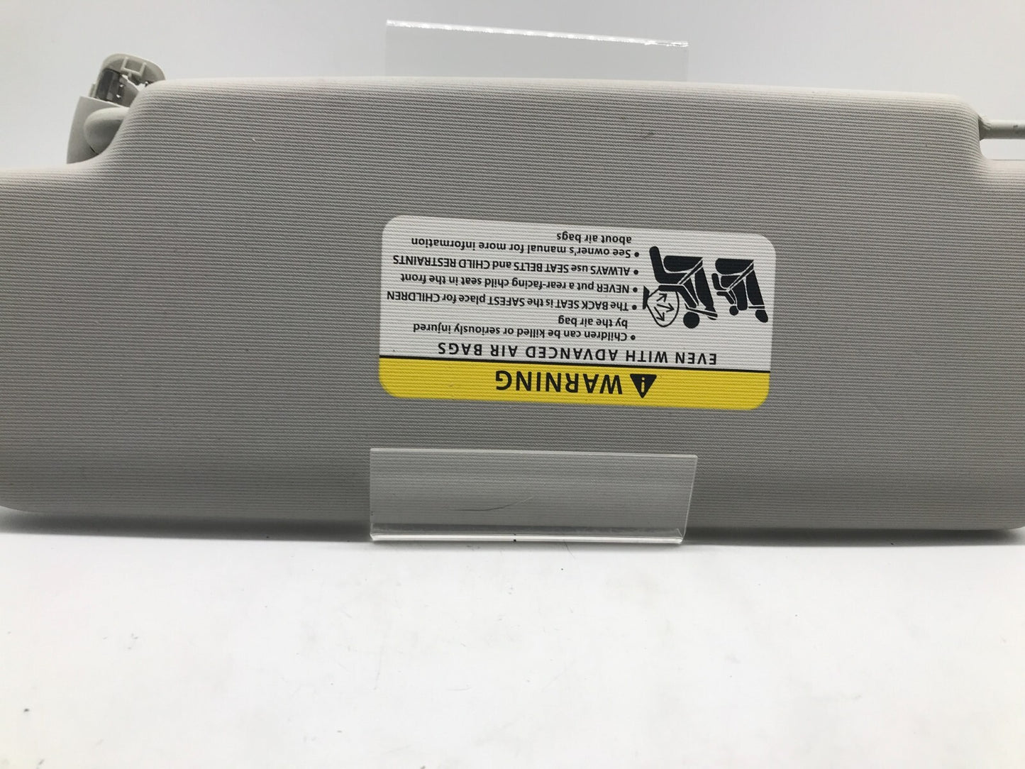 2011-2018 Volkswagen Jetta Passenger Sun Visor Gray OEM D04B10036