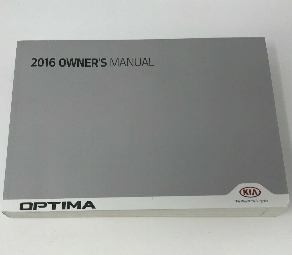 2016 Kia Optima Sedan Owners Manual OEM B04B41086