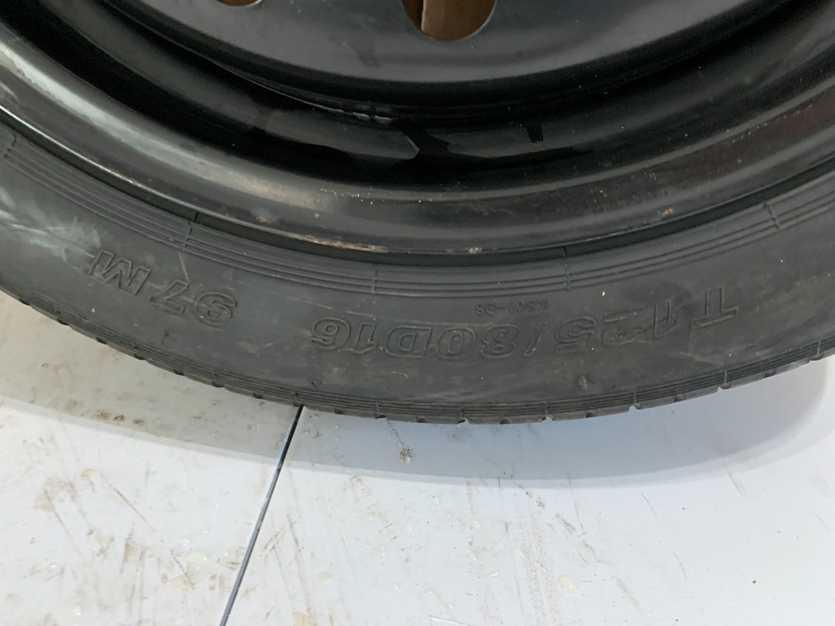 2013-2017 Honda Accord 16" Spare Tire Compact Donut T125/80D16