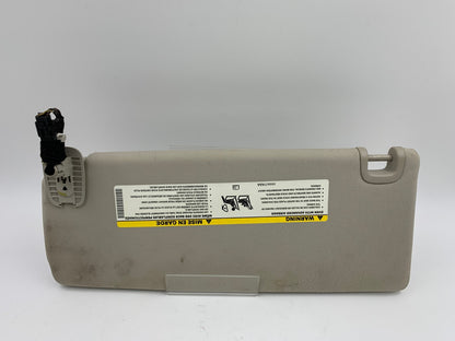 2014-2018 Jeep Grand Cherokee Passenger Sun Visor Gray Illuminated OEM D01B09004