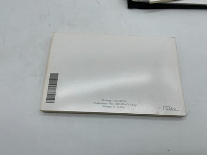 2015 Nissan Altima Sedan Owners Manual Set with Case OEM B02B24010
