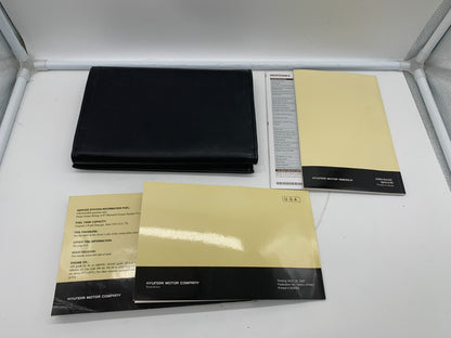 2008 Hyundai Santa FE Owners Manual Set with Case OEM A02B47046