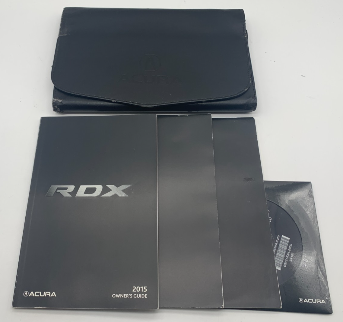 2015 Acura RDX Owners Manual Set with Case OEM C03B07056