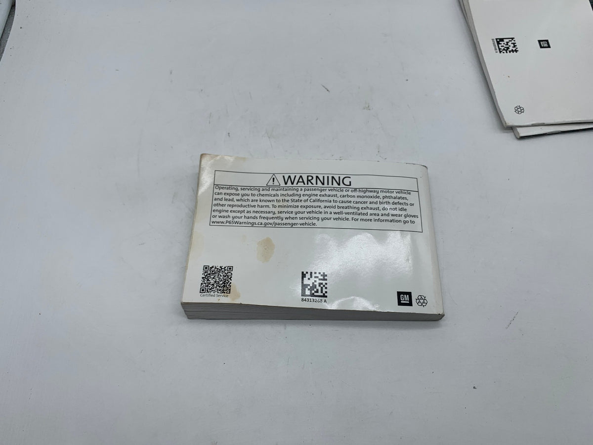 2020 Chevrolet Malibu Owners Manual Set OEM R01B34005