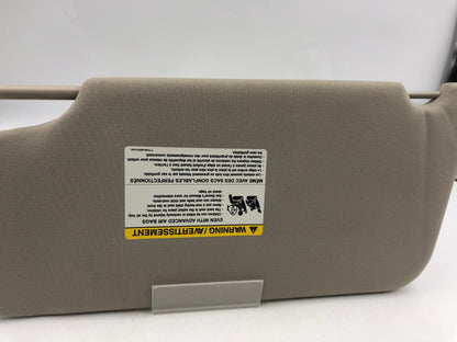 2009-2012 Ford Flex Passenger Sun Visor Shade Tan Illuminated OEM B01B21001