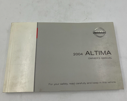 2004 Nissan Altima Owners Manual OEM D04B22033