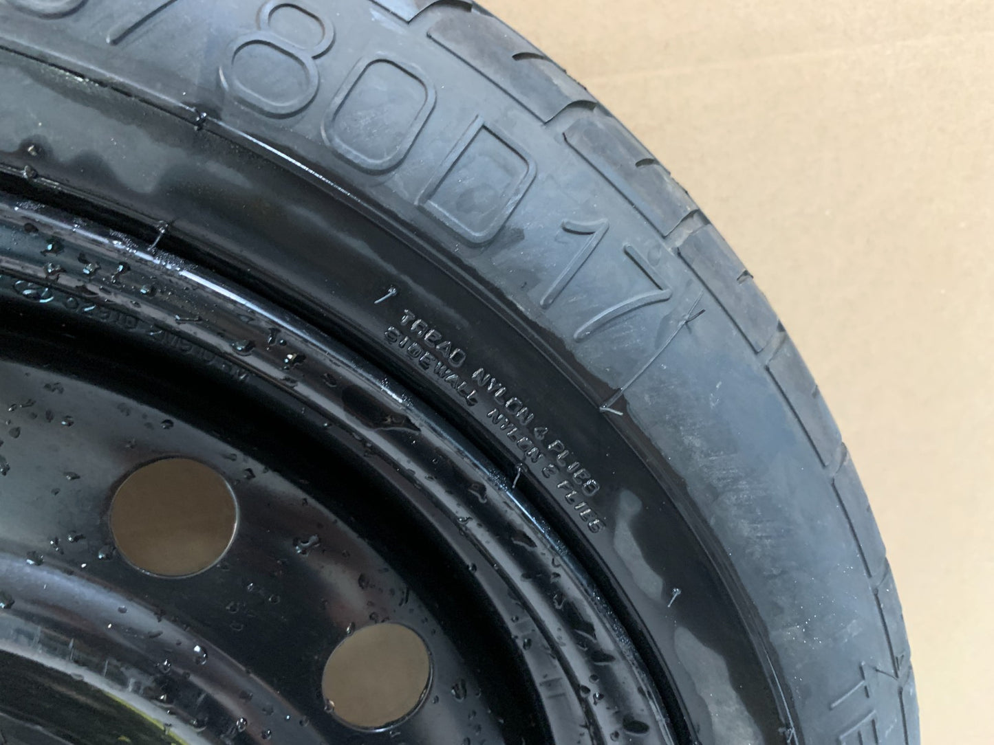 2011-2015 Kia Optima 17" Spare Tire Compact Donut T135/80D17