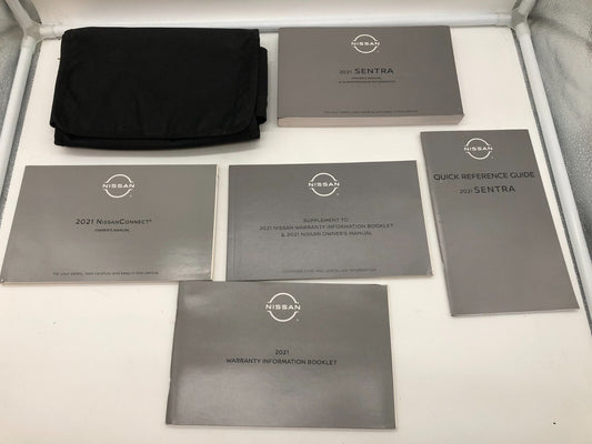 2021 Nissan Sentra Owners Manual Set with Case OEM R01B16003