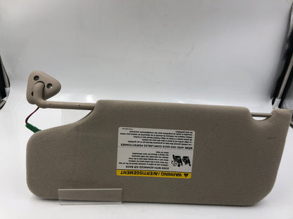 2008-2009 Mercury Sable Passenger Sun Visor Tan Illuminated OEM B02B05049