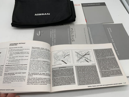 2015 Nissan Rogue Owners Manual Set with Case OEM D03B05023