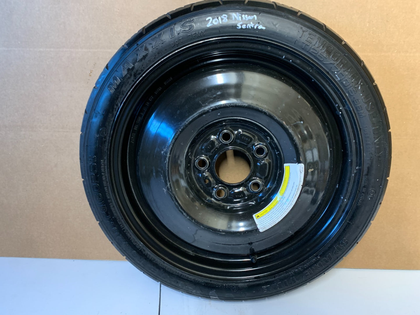 2015-2019 Nissan Sentra 16" Spare Tire Wheel Compact Donut T125/70D16 96M Maxxis