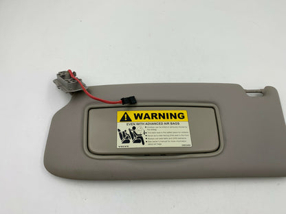 2005-2006 Volvo S50 Driver Sun Visor Gray Illuminated OEM C02B17082