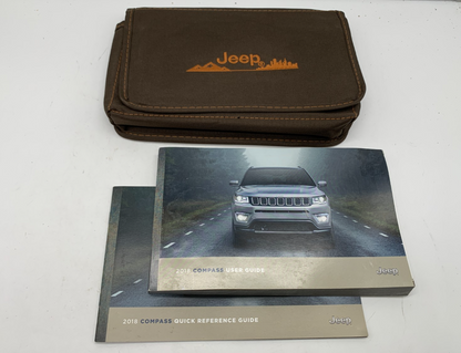 2018 Jeep Compass Owners Manual Set with Case OEM D01B37015