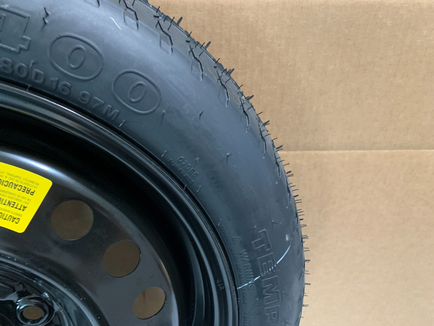 2015-2020 Hyundai Sonata 16" Spare Tire Wheel Compact Donut T125/80D16 Emergency