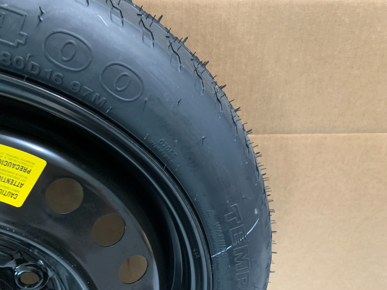 2015-2020 Hyundai Sonata 16" Spare Tire Wheel Compact Donut T125/80D16 Emergency
