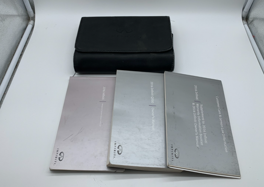 2016 Infiniti QX80 QX 80 Owners Manual Set with Case OEM C04B08002