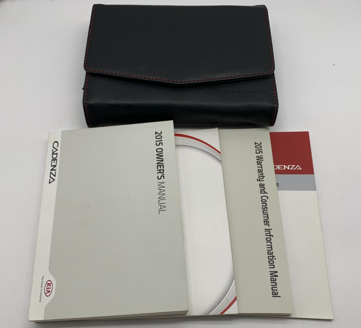 2015 Kia Cadenza Owners Manual Set with Case OEM B02B40047
