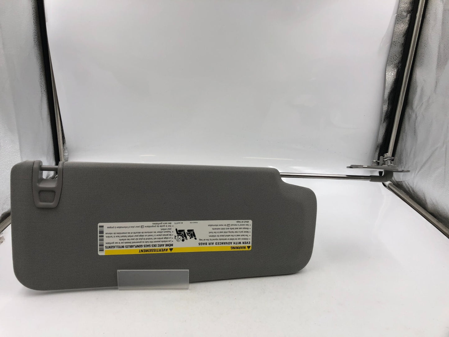 2014-2019 Chevrolet Silverado 1500 Driver Sun Visor Gray OEM A01B54027