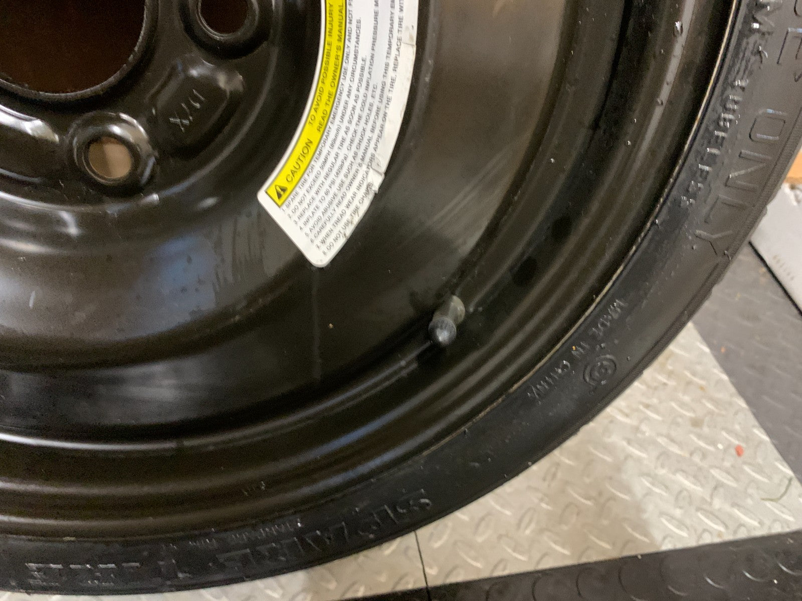 2015-2019 Nissan Sentra 16" Spare Tire Wheel Compact Donut T125/70D16 Maxxis