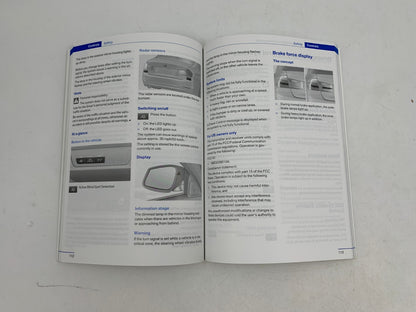 2014 BMW 3 Series Sedan Owners Manual Set with Case OEM A03B38055