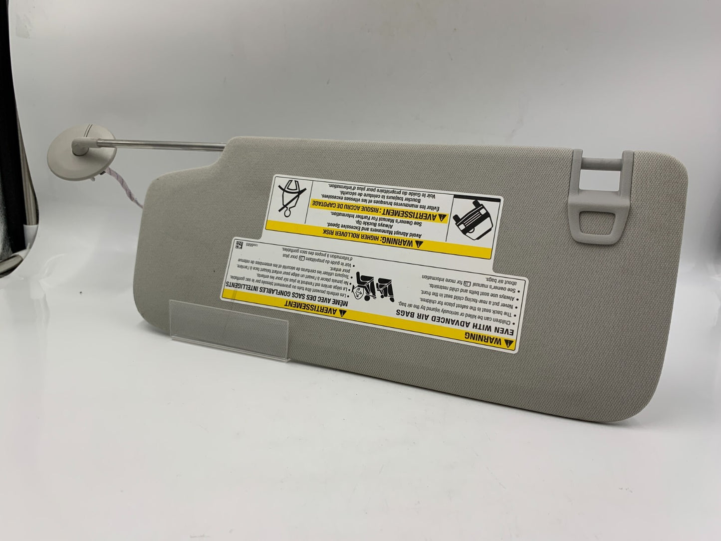 2021-2022 Chevrolet Trailblazer Passenger Sun Visor Gray OEM A03B13037
