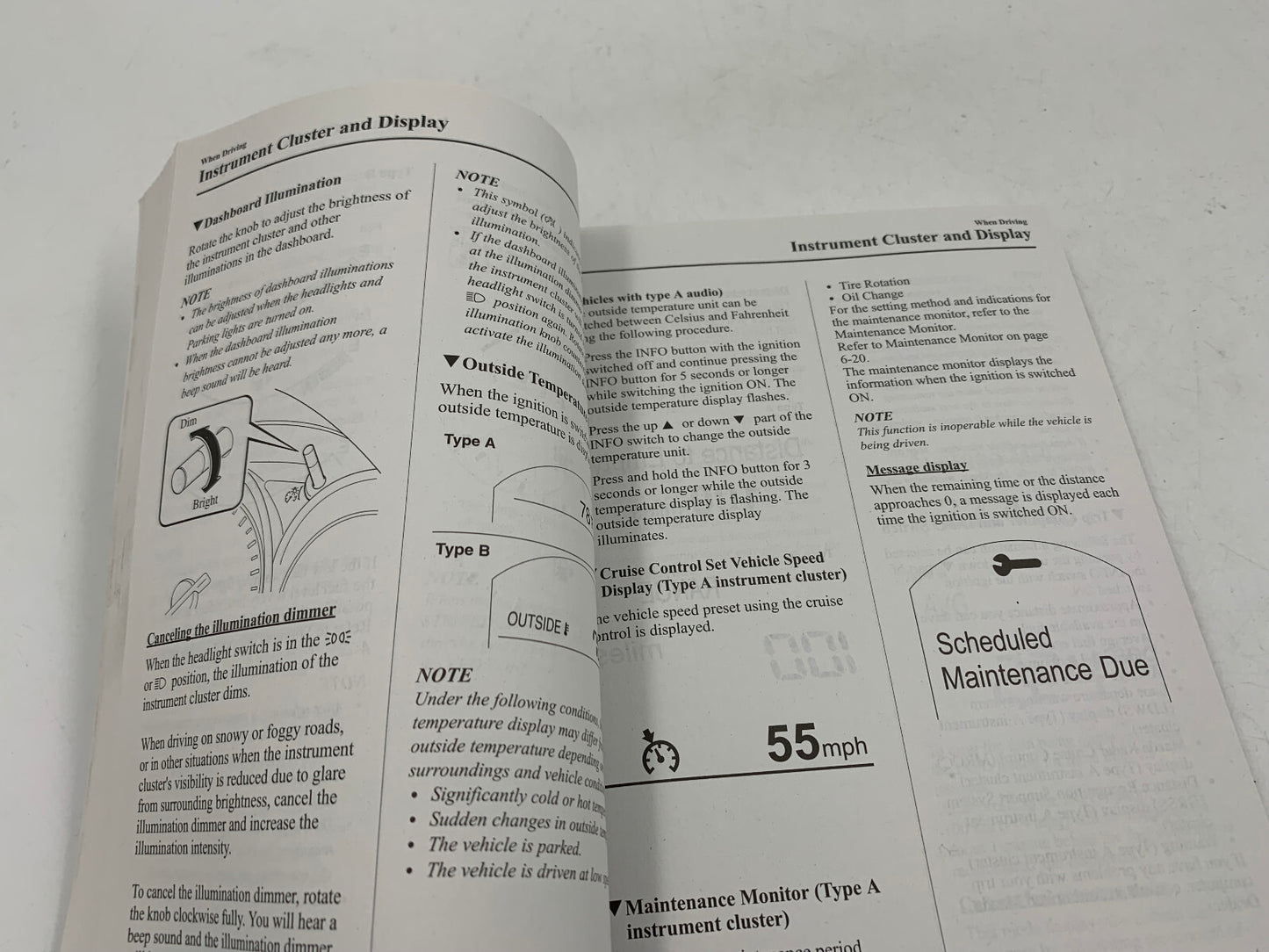 2008 Mazda 6 Owners Manual Case OEM E02B11054