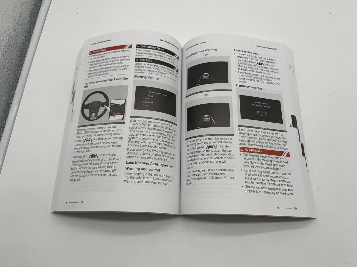2024 Kia Forte Owners Manual Set OEM R01B22022