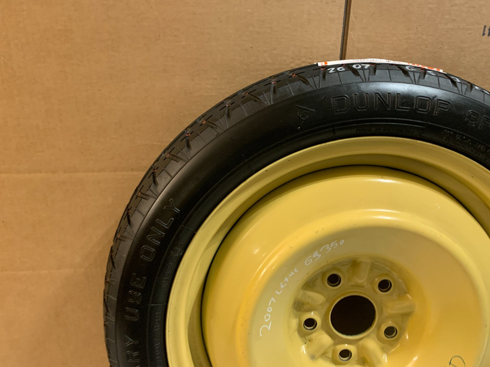 2007-2011 Lexus GS350 GS450H 17" Spare Tire Wheel Compact Donut T155/70D17