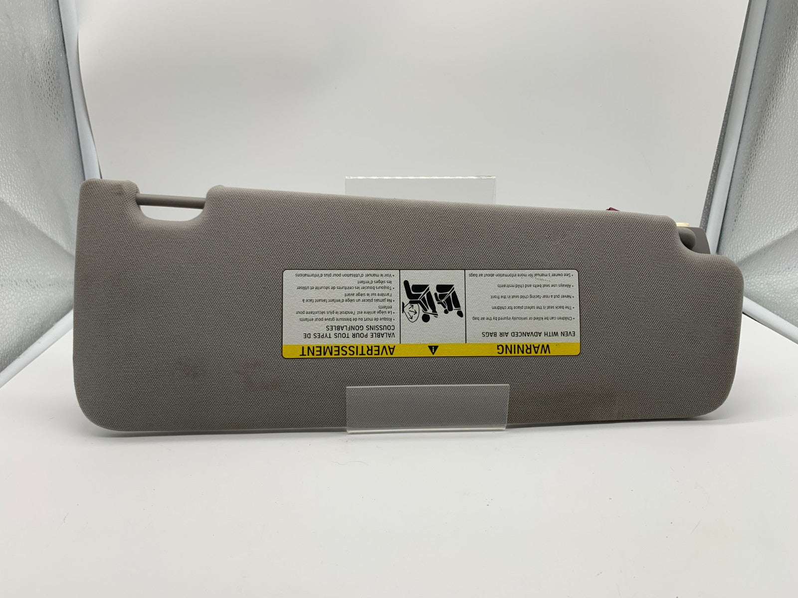 2009-2015 BMW 750i Driver Sun Visor Illuminated Gray OEM C02B28005