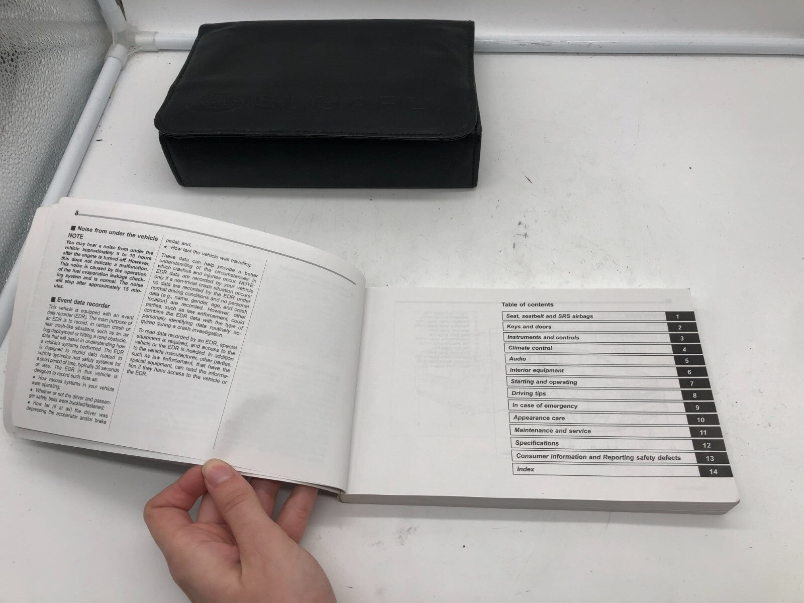 2015 Subaru WRX Owners Manual with Case OEM D01B20027