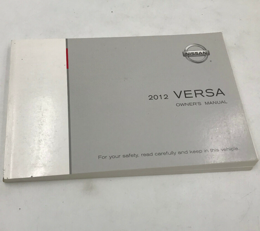 2012 Nissan Versa Owners Manual OEM D03B46085