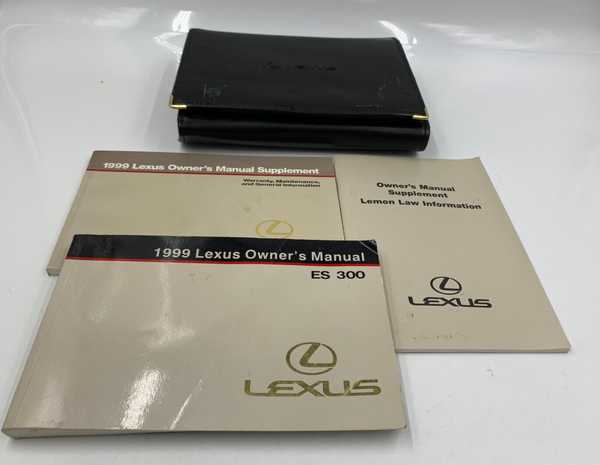 1999 Lexus ES300 ES 300 Owners Manual Handbook Set with Case OEM A02B47037