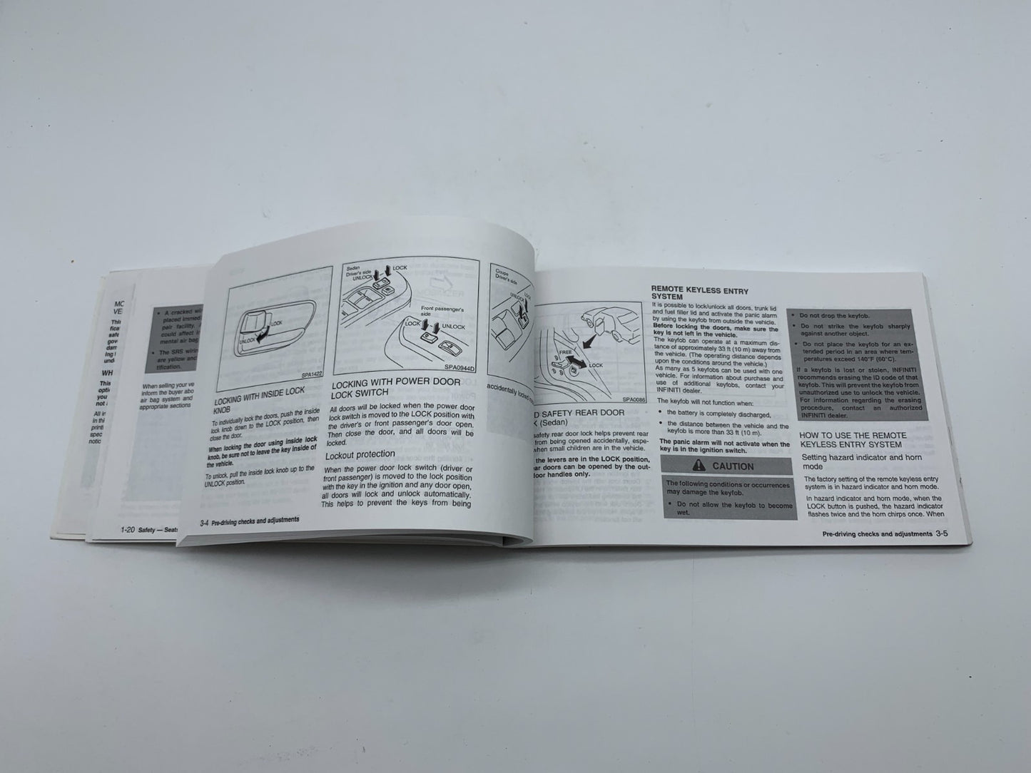 2004 Infiniti G35 Owners Manual Set OEM E02B36005