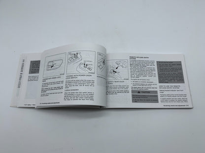 2004 Infiniti G35 Owners Manual Set OEM E02B36005