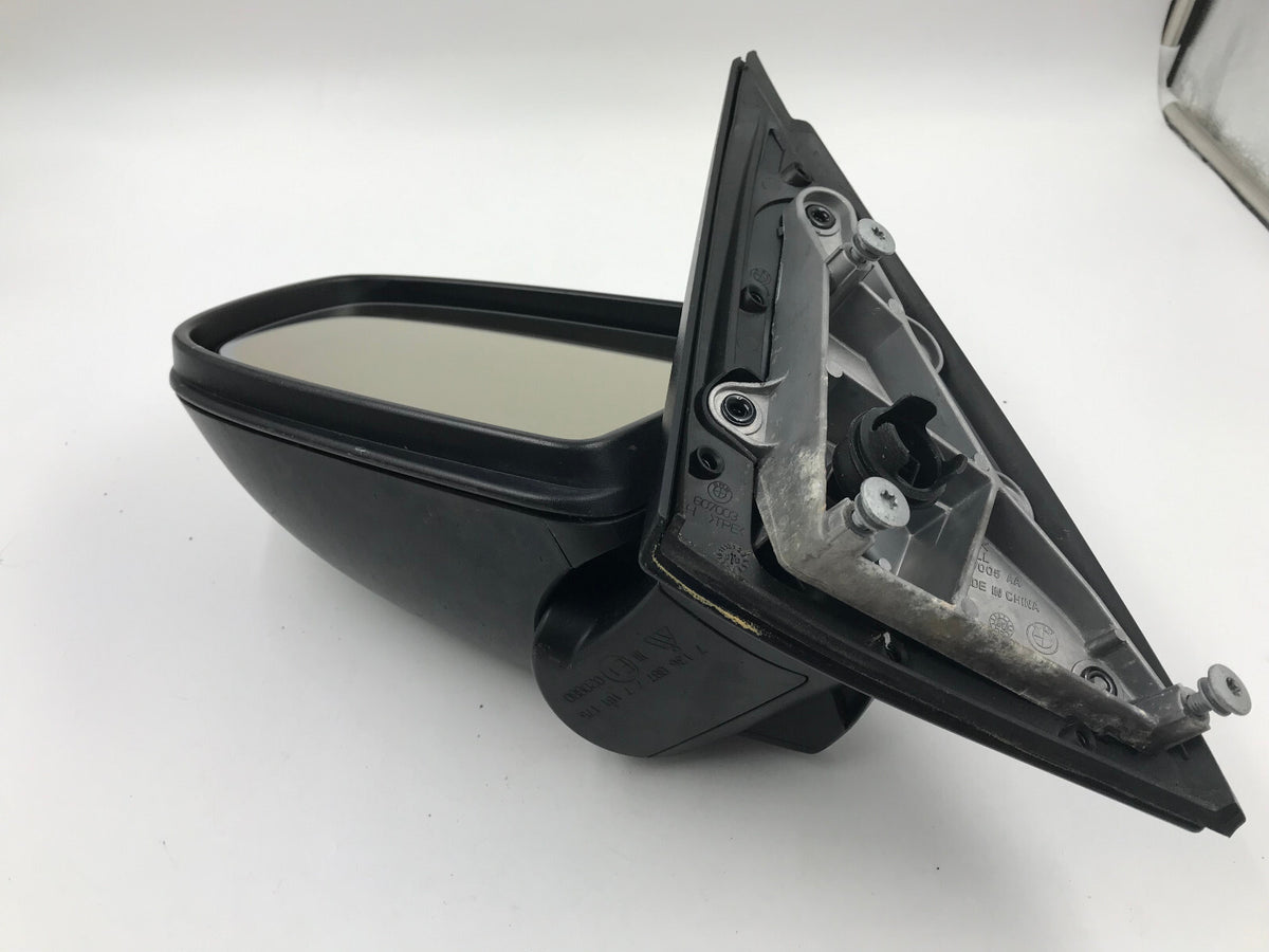 2007-2010 BMW X5 Driver Side View Power Door Mirror Silver OEM C04B60003