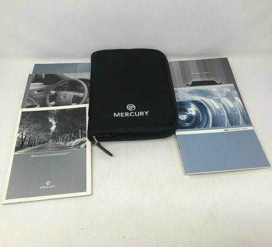 2006 Mercury Montego Owners Manual Set with Case OEM A04B21086