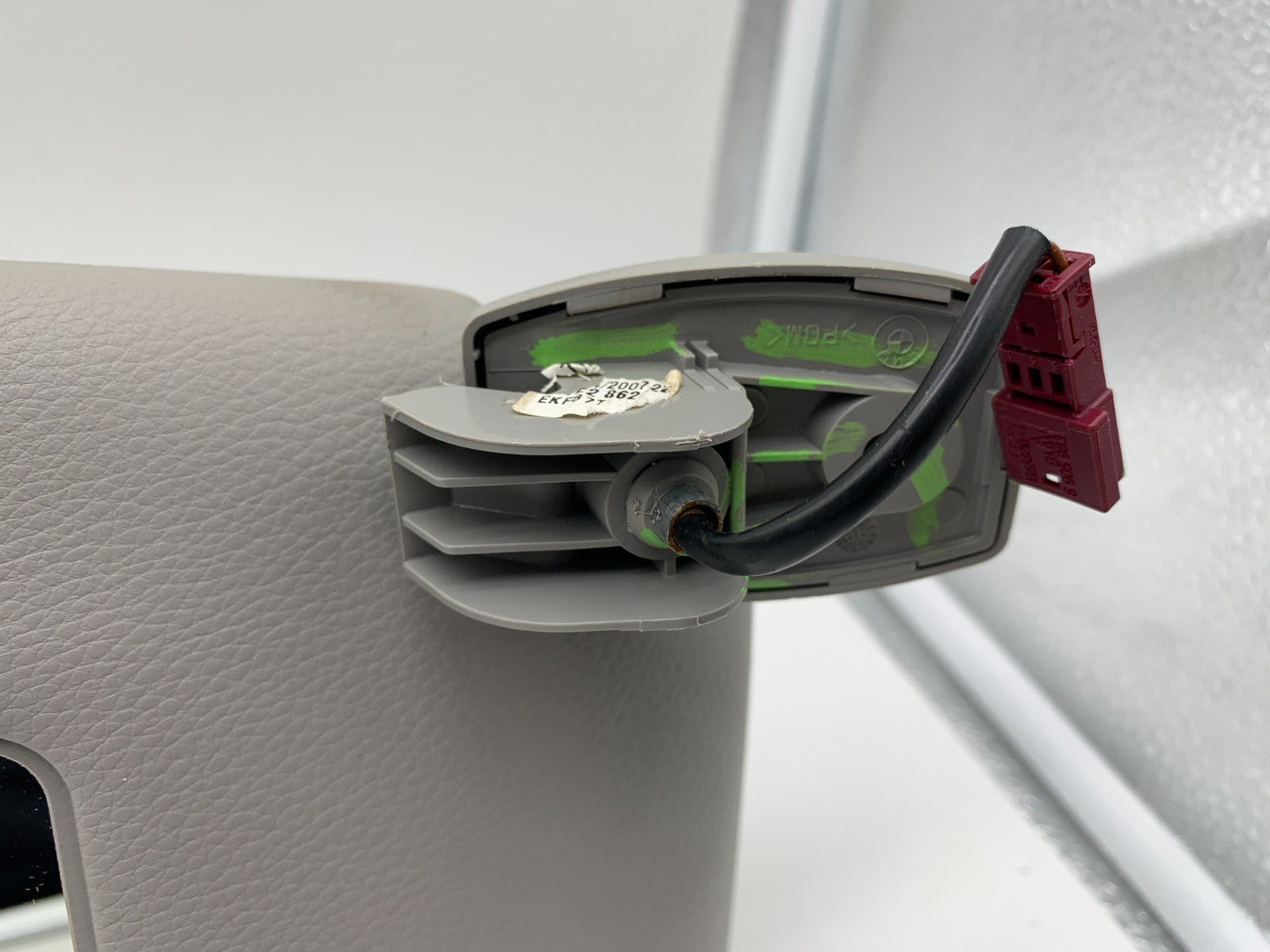 2008-2010 BMW 528i Passenger Sun Visor Gray OEM A02B47050