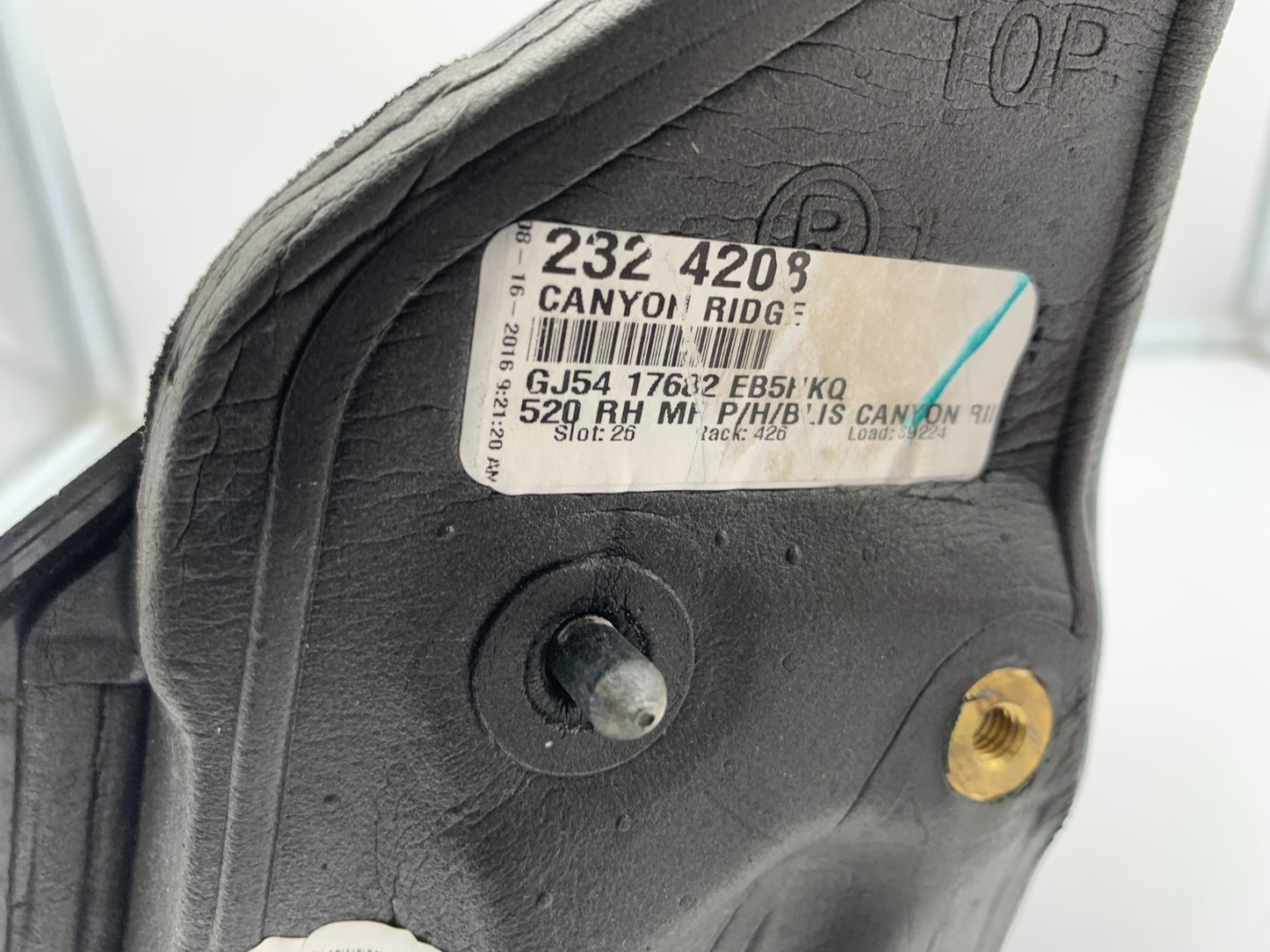 2017-2019 Ford Escape Passenger Side View Power Door Mirror Orange BSA A04B08013