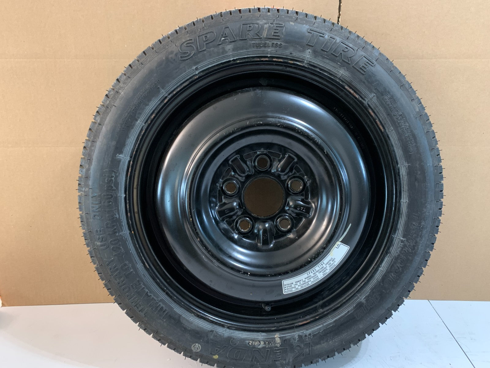 2008-2012 Honda Accord 16" Spare Tire Wheel Compact Donut T135/80D16 OEM
