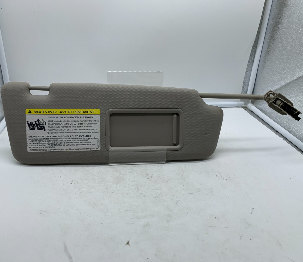 2009-2012 Audi A4 Passenger Sun Visor Gray Illuminated OEM B01B12002