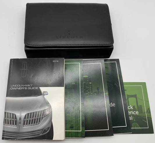 2012 Lincoln MKT Owners Manual Set with Case OEM C03B44003
